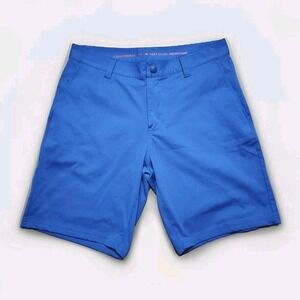 Rhone Commuter Shorts Men's 31 Blue Stretch Golf Chino Performance Preppy 9"